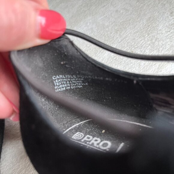 Abeo Carlisle Black Ballet Flats Size 6 Cross strap Comfort - Picture 6 of 9